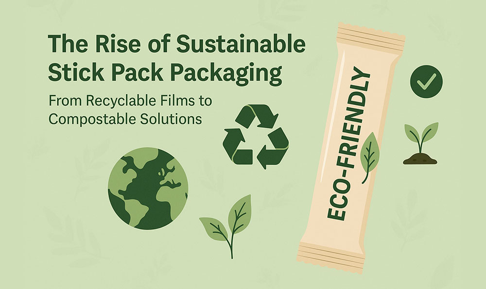 stick pack packaging التغليف حزمة العصا