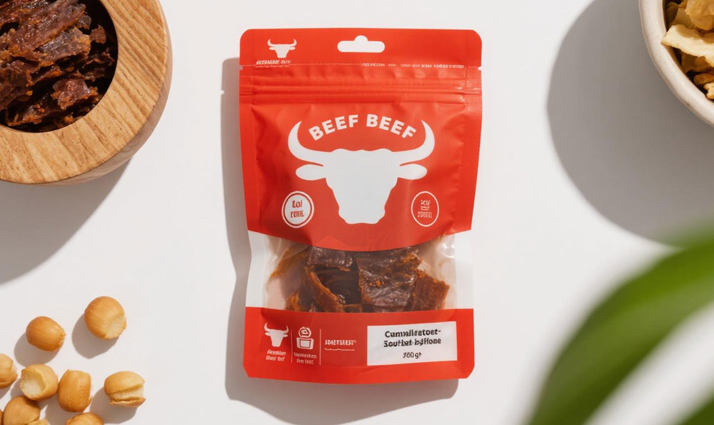 custom printed snack pouch حقيبة وجبة خفيفة مطبوعة مخصصة