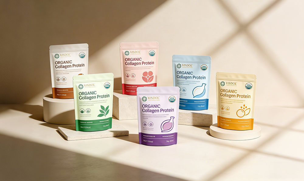 collagen sachet packaging تغليف اكياس الكولاجين