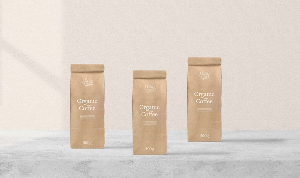 sustainable coffee packaging تعبئة القهوة المستدامة
