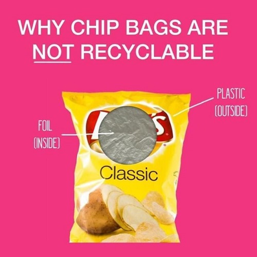 plastic chip bags أكياس رقائق البلاستيك