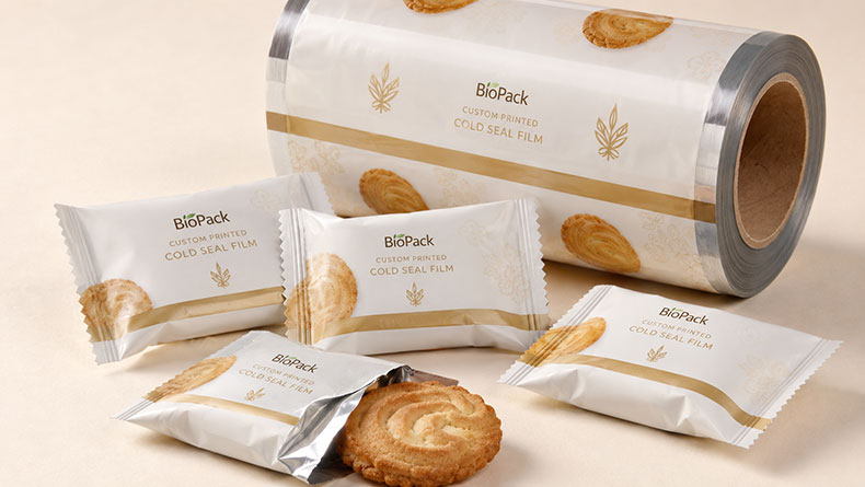 cold seal wrapping bags for cookies أكياس تغليف الختم البارد لملفات تعريف الارتباط