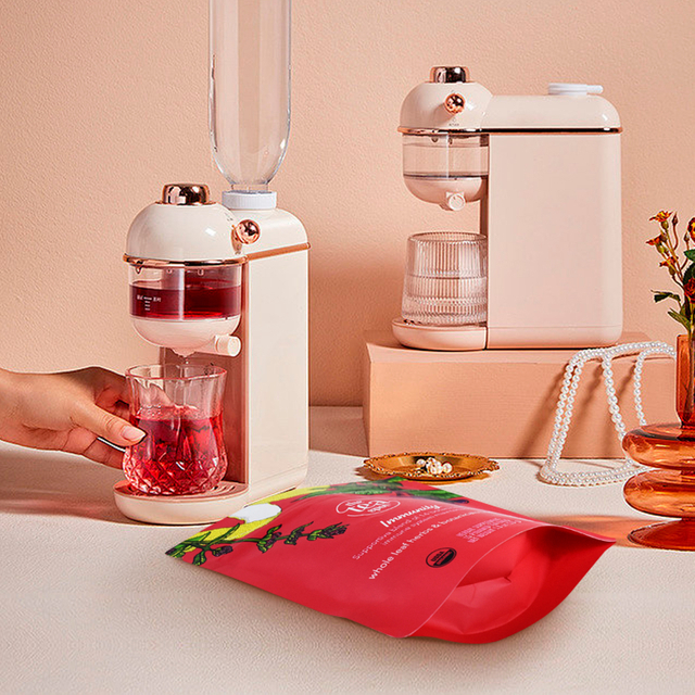 حقيبة الوقوف المعاد تدويرها Eco Friendly للشاي