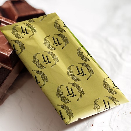 Eco Friendly Packaging Chocolate Bar Bar Pouch Pouch
