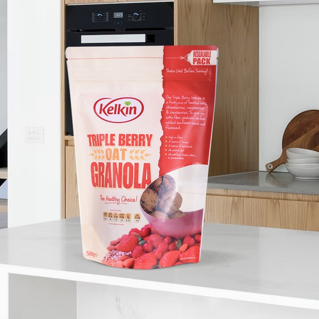 طباعة مخصصة تقليل بصمة الكربون قابلة لإعادة التدوير mylar رقائق البلاستيك التعبئة والتغليف الكاجو