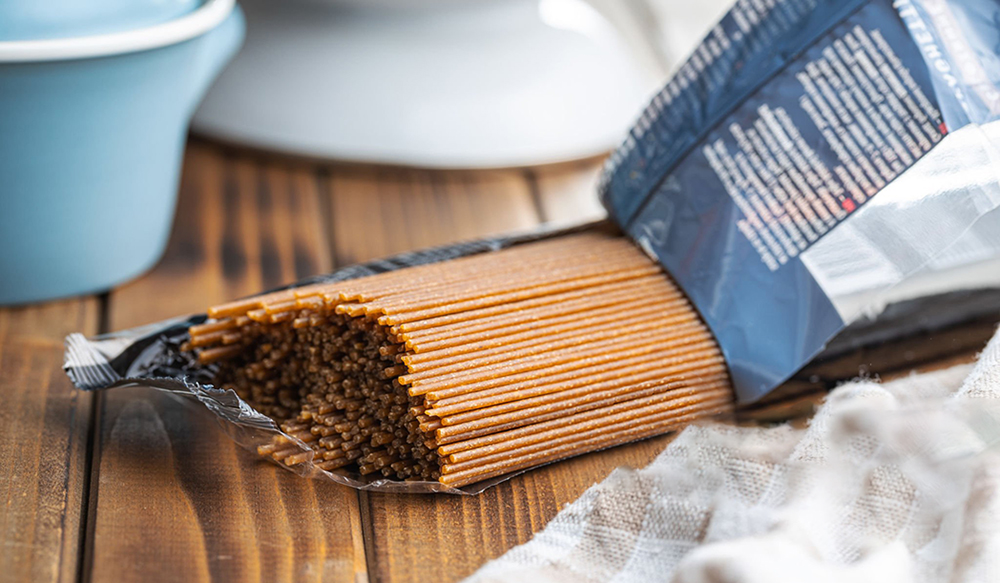 أكياس المعكرونة الخالية من الغلوتين