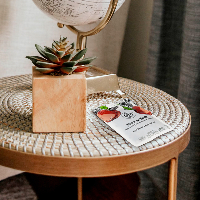 حقيبة مسطحة مخصصة لشاي القهوة الأرضية العضوية