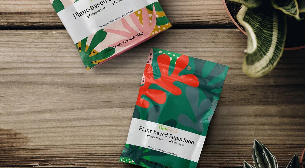 حقيبة تغليف مرنة مستدامة