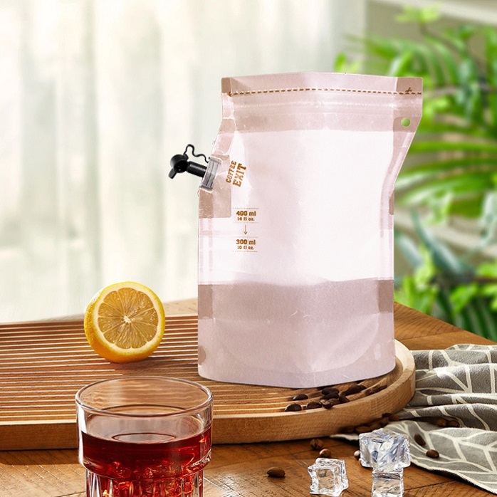 محمولة جاهزة للسفن ، ستانف Ziplock Coffee Brewer Bag للتخييم المشي لمسافات طويلة