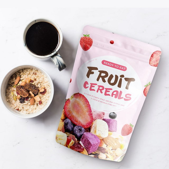 البيع بالجملة تخصيص الطباعة الرقمية Ziplock صغيرة سريعة لناضجة حقيبة الشوفان