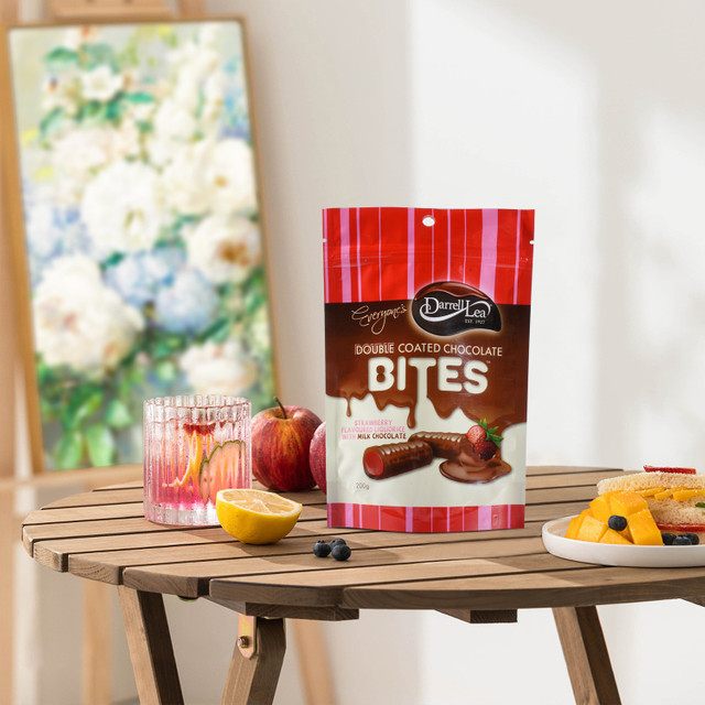 الطباعة الرقمية الصديقة للبيئة الرائحة المخصصة براعم مسطحة أكياس الحلوى أكياس إيكو الصديقة للطعام