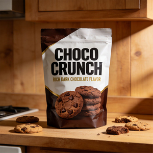 حقيبة بسكويت الشوكولاتة ذات الختم الحراري المتجمد المخصص