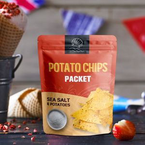 Eco Friendly Friendable Biodechged Up Potato Chips Pouch مع نافذة