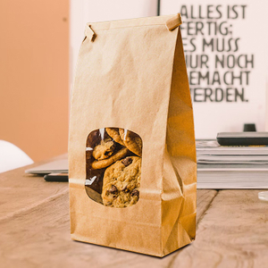 أكياس تغليف الطعام الصديقة للبيئة PLA PLA Compostable Cookie Facs للبيع