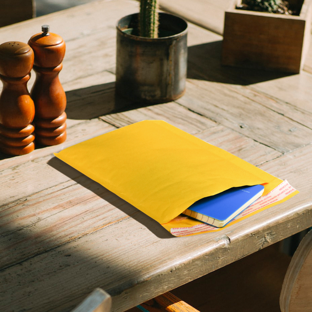 الأظرف المبطنة ذات الختم المبطن