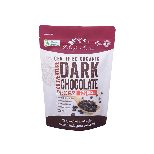 أكياس حلوى شوكولاتة نباتية قابلة لإعادة التدوير