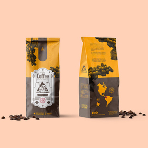 BOX BOUND BOUND FSC Certified Kraft 12 Oz Coffee Facs with Valve Wholesale