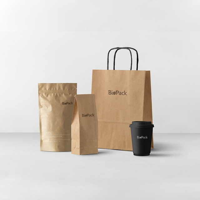 حاجز تعبئة القهوة المرن من الدرجة الغذائية ، قفص حقيبة 16 أوقية مع صمام