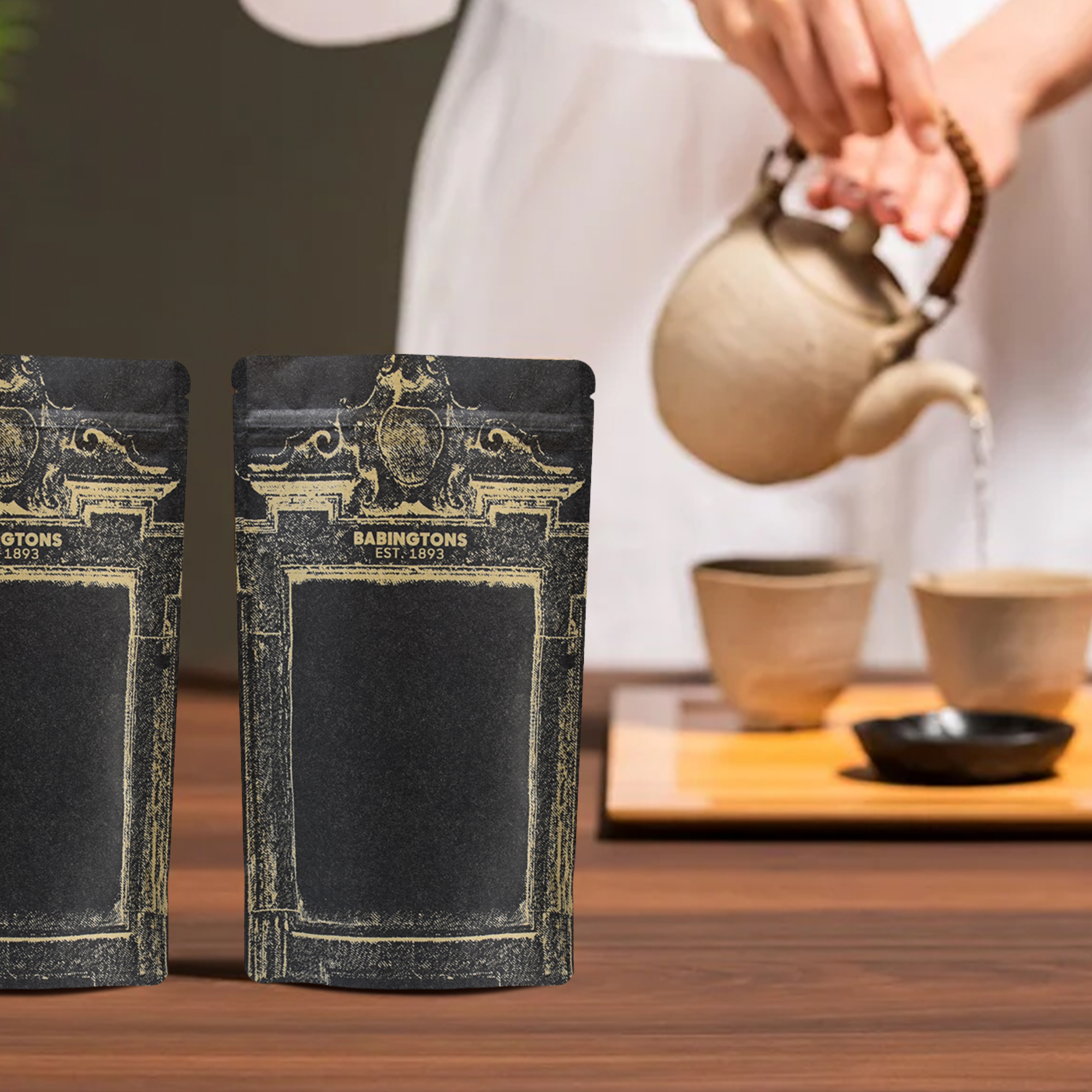 أكياس شاي الزنجبيل العضوية