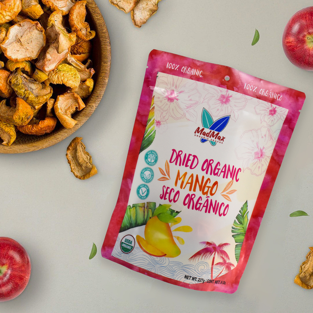 تغليف الفاكهة المجففة العضوية