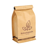 منخفضة البصمة الكربون Kraft Pla Pla Tin Tie Coffee Coffee Bag