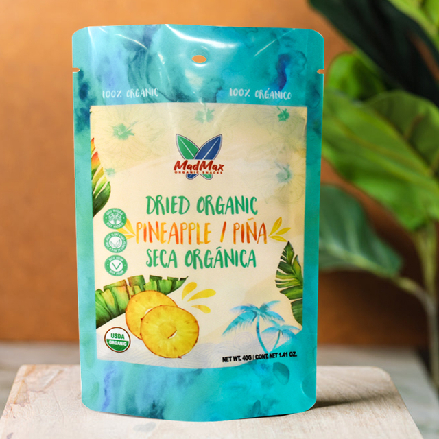 حقائب الفواكه المجففة المعاد تدويرها بعد المستهلك (PCR)