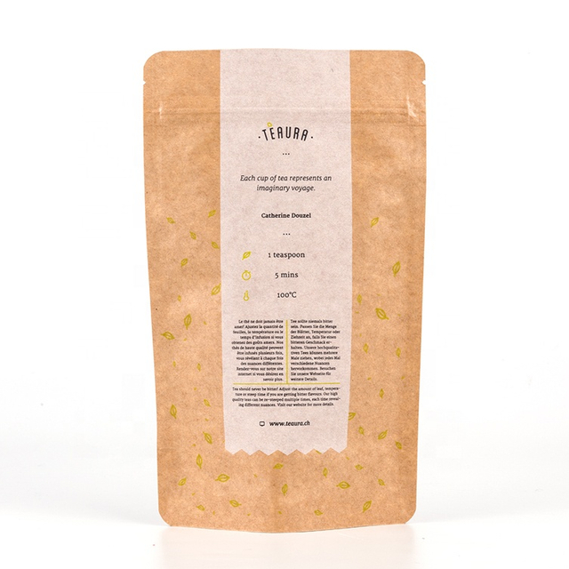 Eco الصديقة البلاستيك تعبئة الشاي