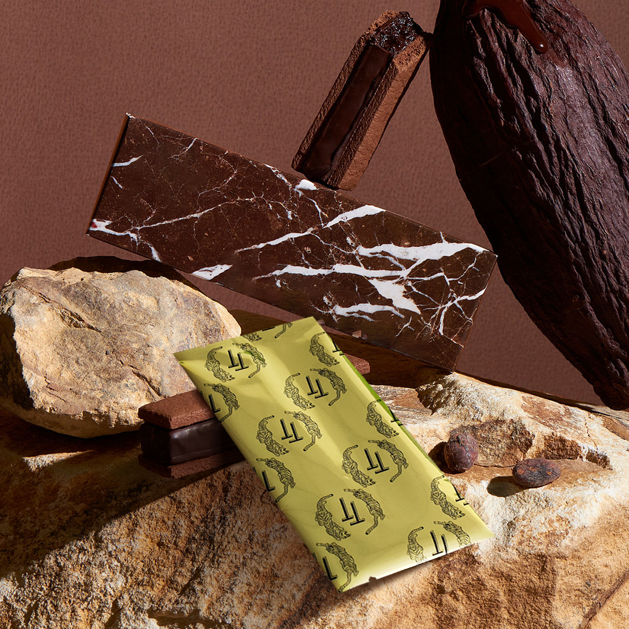 Eco Friendly Packaging Chocolate Bar Bar Pouch Pouch