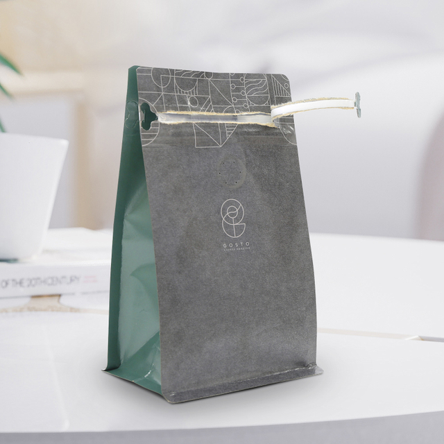 أكياس قهوة كرافت قابلة للتحلل مع صمام أستراليا