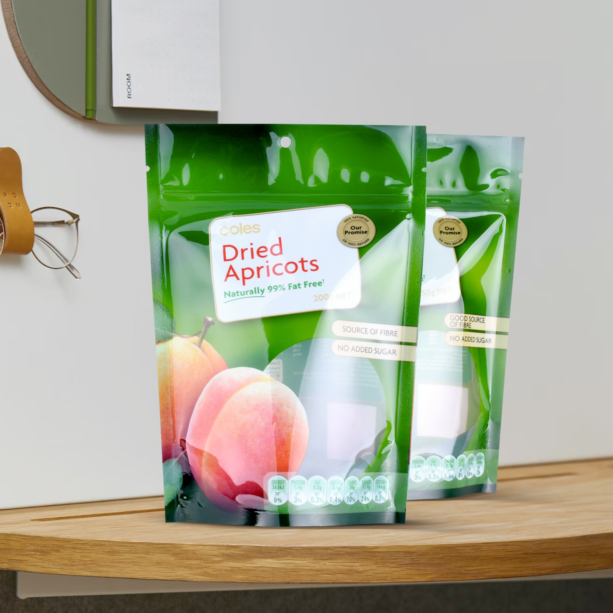 Custome Zipper 100 ٪ Eco Compostable Stand Up Cookie Bags مع نافذة