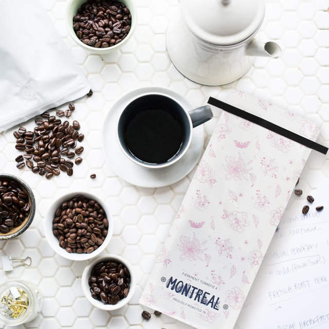 أكياس قهوة من Kraft tin الصديقة للبيئة مع صمام بالجملة