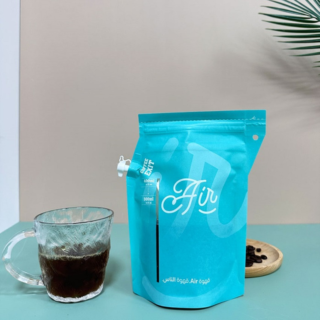 Vitop Valve Custom Stand Up Cold Brew Coffee Pouches