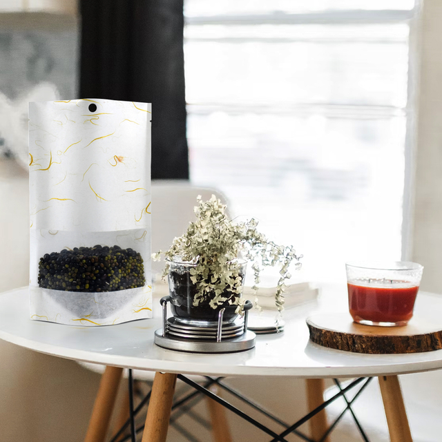 ورق أرز الفضة الصديقة للبيئة يقفون أكياس حقيبة سحاب لخلطات رش