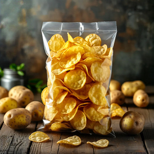 Rollstock Packaging Cello Cello Acags Clear Snack Facs for Potato Chips