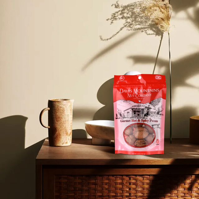 الطباعة الرقمية قابلة لإعادة تدوير أكياس الوجبات الخفيفة النباتية