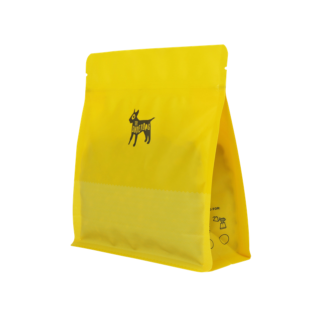 100 ٪ Bio القائمة على إعادة التدوير حقيبة القهوة السفلى القاع