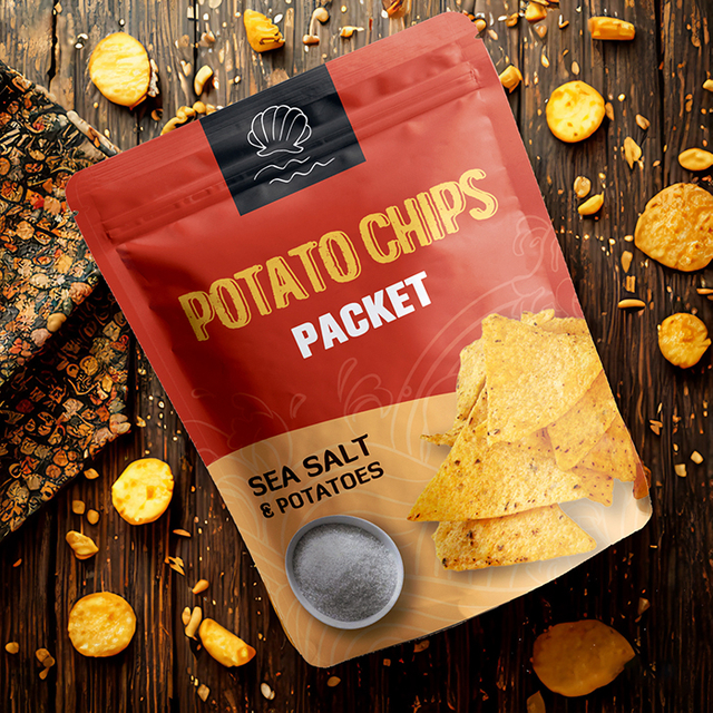أكياس رقائق البطاطس المخصصة القابلة للتحلل