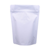 100pcs 8oz الأبيض غير اللامع حقيبة قهوة للقهوة