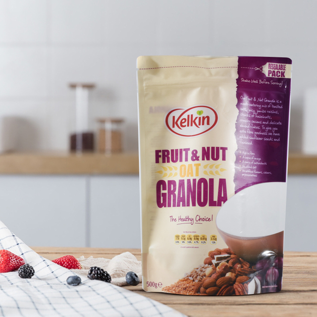 شعار مخصص بالجملة تعبئة مطعم قابلة للتحلل للبسكويت 