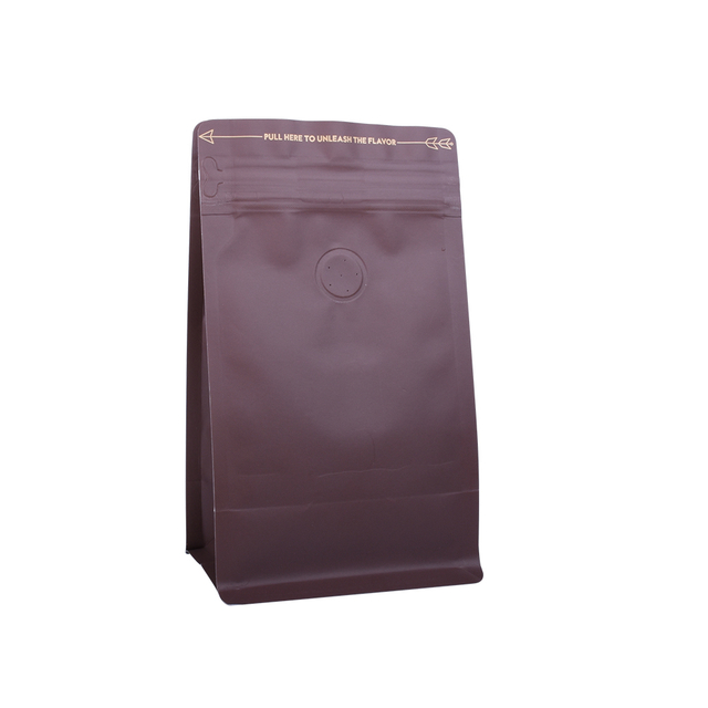 100pcs 250g بني الألومنيوم رقائق Blcok الأكياس السفلية لتناول شاي القهوة