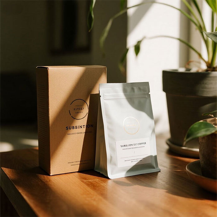 صناديق بريد القهوة المخصصة القابلة لإعادة التدوير لأكياس القهوة