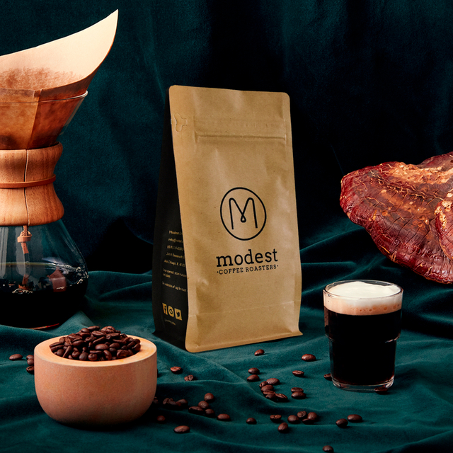 كيس القهوة المسطح القابل للتسميد مع سحاب