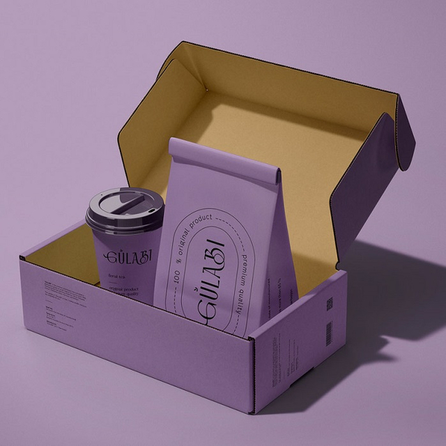 مخصص مخصص لتصميم العلامة التجارية توصيل عبوة القهوة القابلة لإعادة التدوير للتجارة الإلكترونية