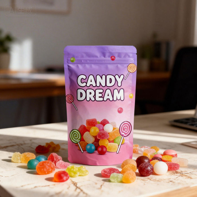 أكياس الحلوى ذات السحاب القابلة لإعادة التدوير