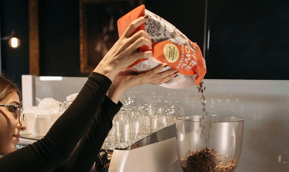 تعبئة القهوة المستدامة