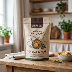 أكياس رقائق البطاطس المخصصة الفارغة سعة 8 أونصة